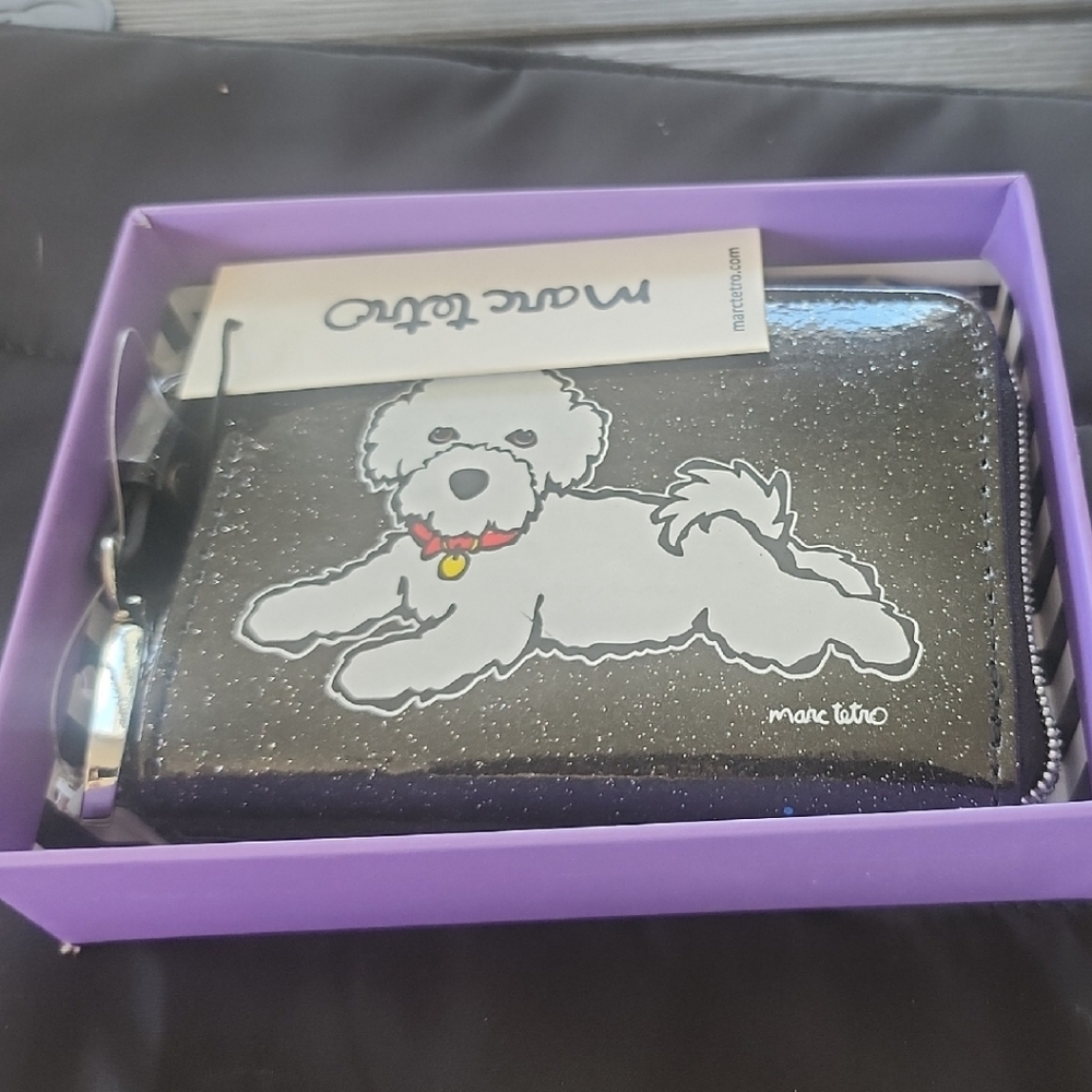 Marc Tetro Wallet Or Wristlet with Cartoon Design